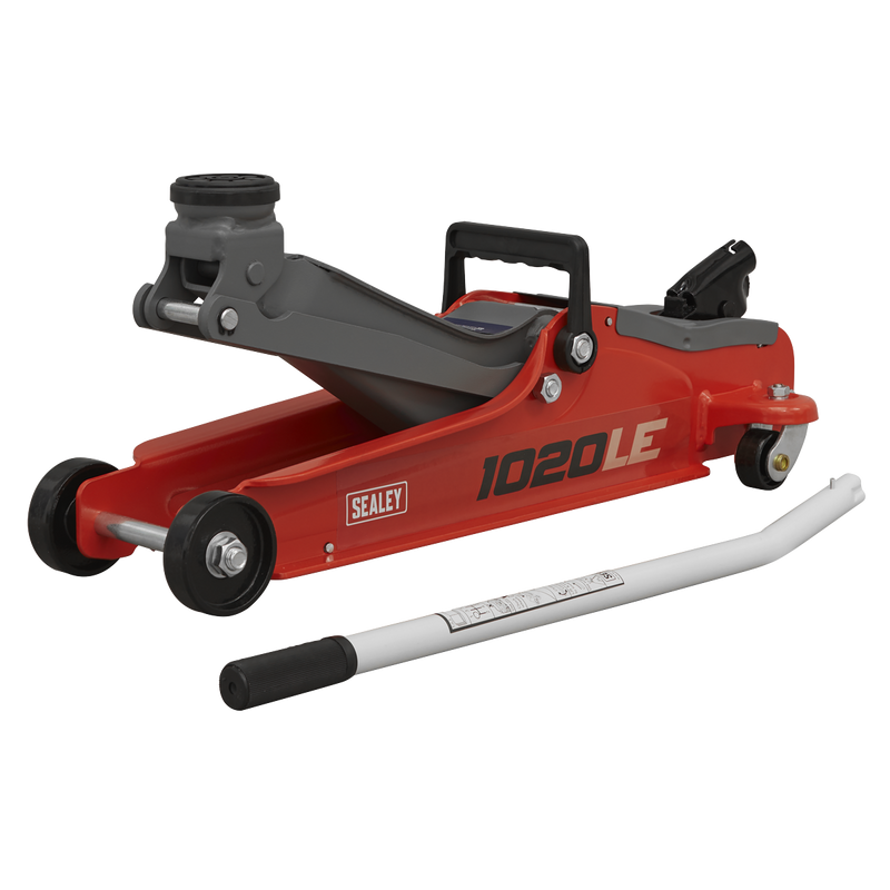 Sealey 1020LE Low Profile Short Chassis Trolley Jack 2 Tonne - Red - additional view 4
