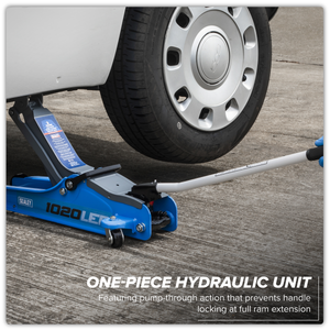 Sealey 1020LEB Low Profile Short Chassis Trolley Jack 2 Tonne - Blue - additional view 14