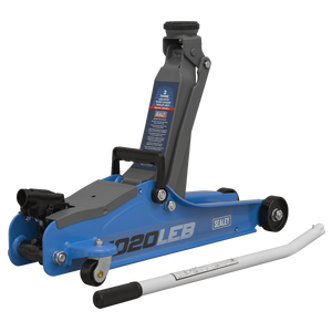 Sealey 1020LEB Low Profile Short Chassis Trolley Jack 2 Tonne - Blue
