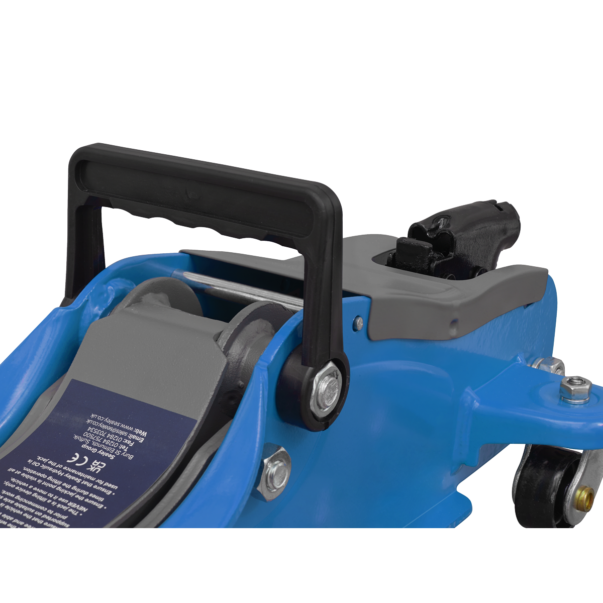 Sealey 1020LEB Low Profile Short Chassis Trolley Jack 2 Tonne - Blue - additional view 8