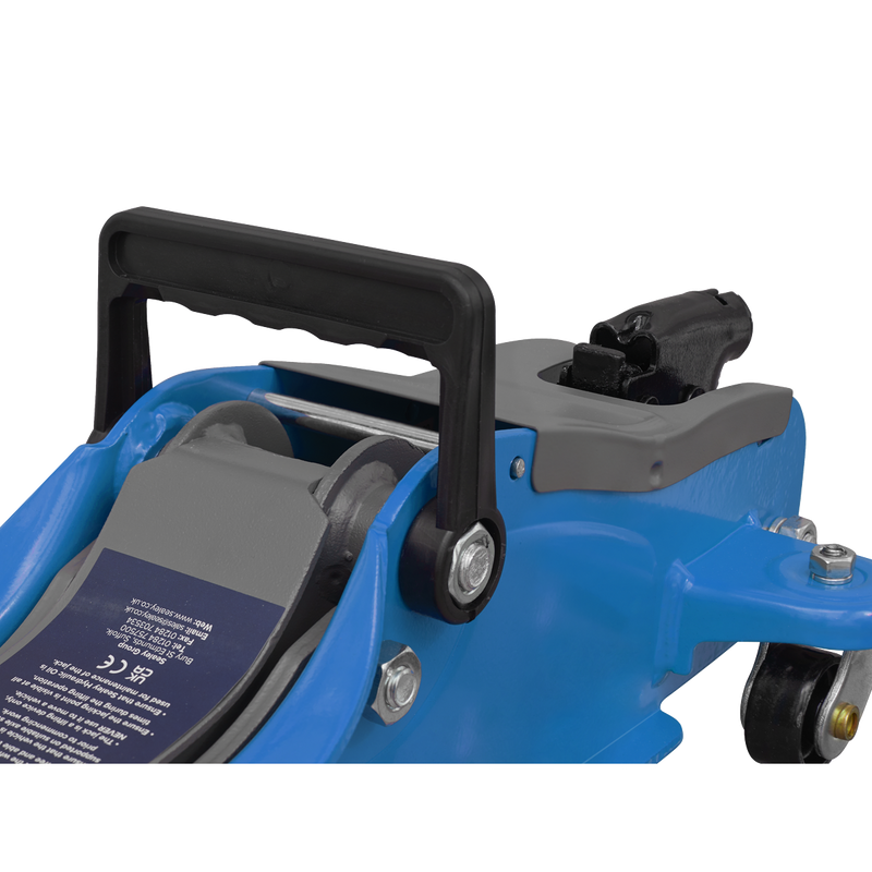 Sealey 1020LEB Low Profile Short Chassis Trolley Jack 2 Tonne - Blue - additional view 8