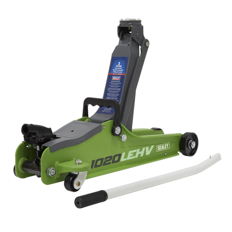 Sealey 1020LEHVBAGCOMBO Low Entry Short Chassis Trolley Jack & Accessories Bag Combo, 2 Tonne - Green - additional view 2