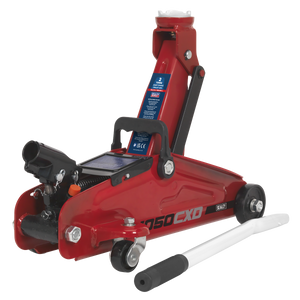 Sealey 1050CXD Short Chassis Trolley Jack with Storage Case 2 Tonne - additional view 9