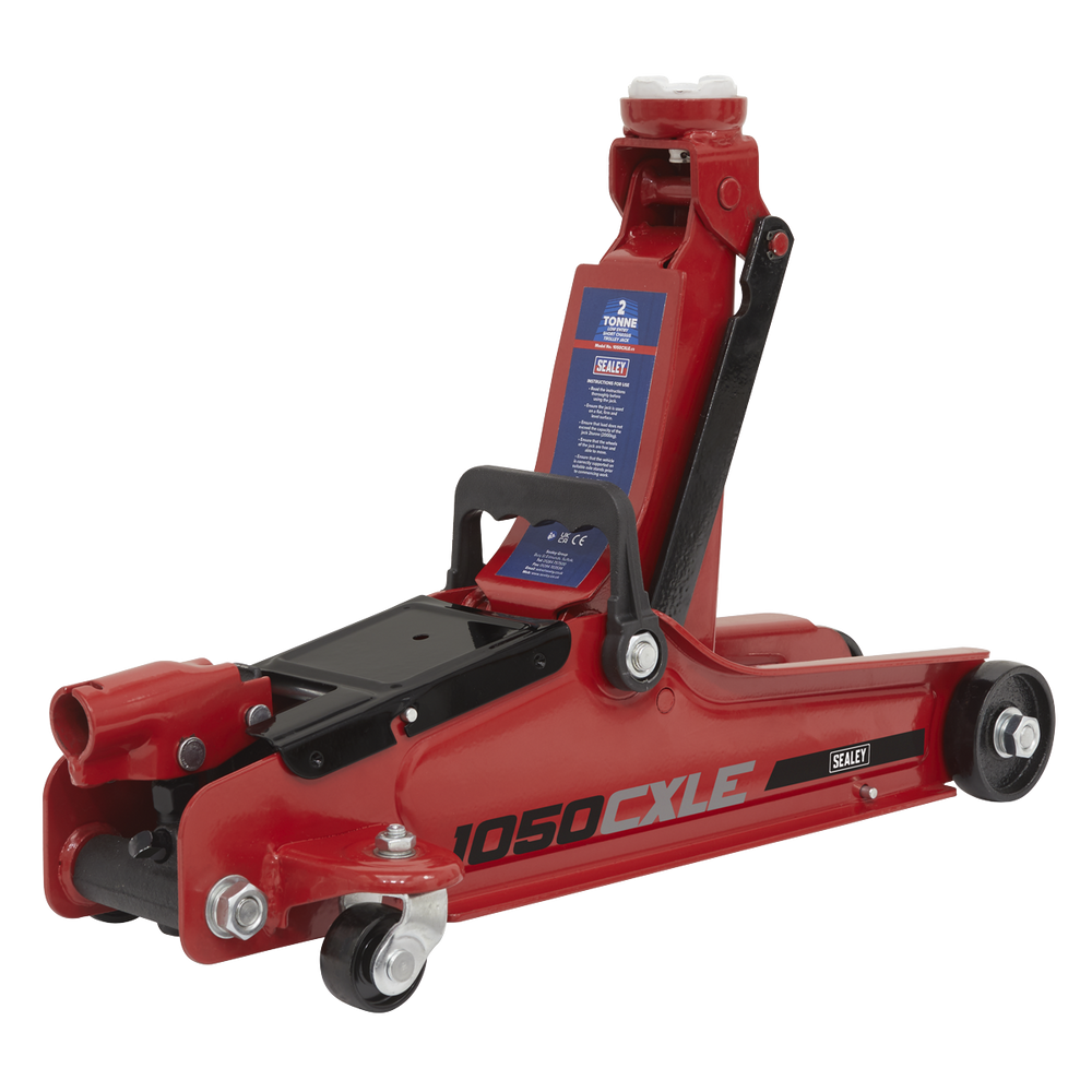 Sealey 1050CXLE Low Profile Short Chassis Trolley Jack 2 Tonne - additional view 2