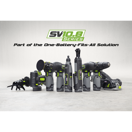 Sealey CP108VCOMBO5EU 2 x SV10.8 Series Cordless Power Tool Kit 10.8V - 2 Batteries & Euro Plug - additional view 2