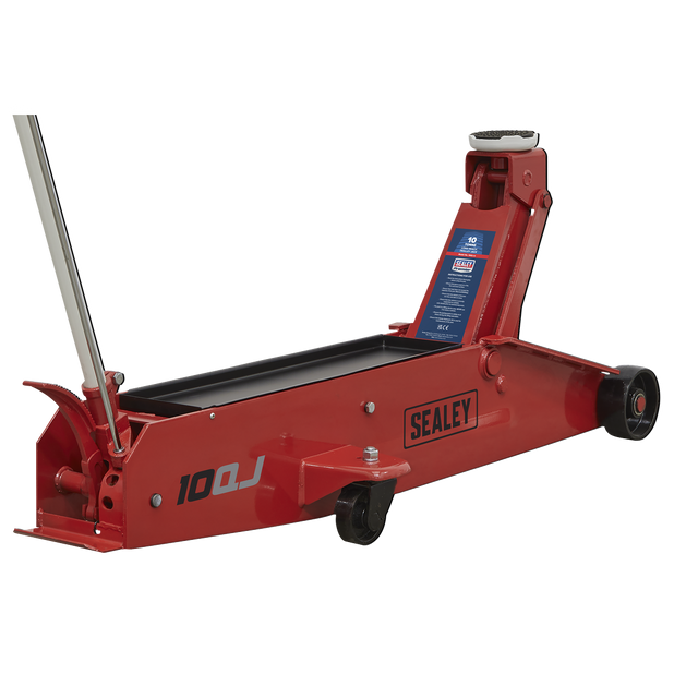 Sealey 10QJ Premier Long Reach Trolley Jack 10 Tonne