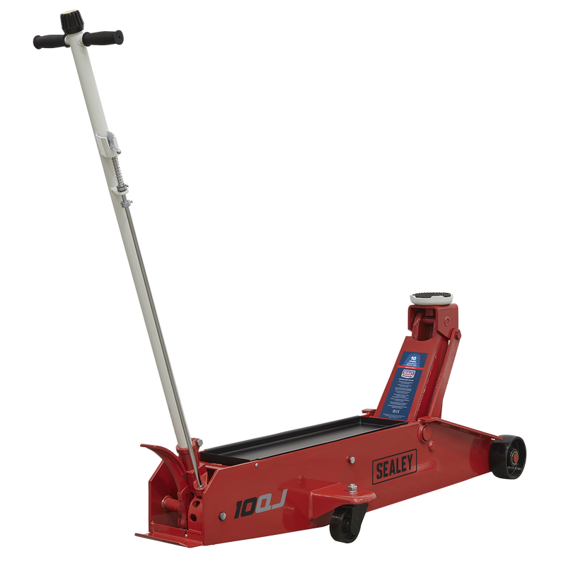 Sealey 10QJ Premier Long Reach Trolley Jack 10 Tonne - additional view 3