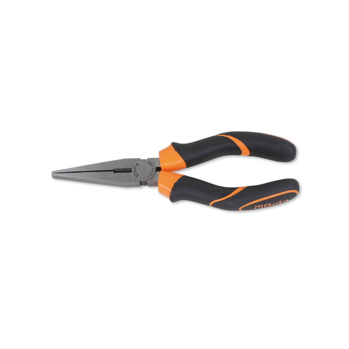 Beta Extra-Long Flat Knurled Nose Pliers - 1162GBM 160