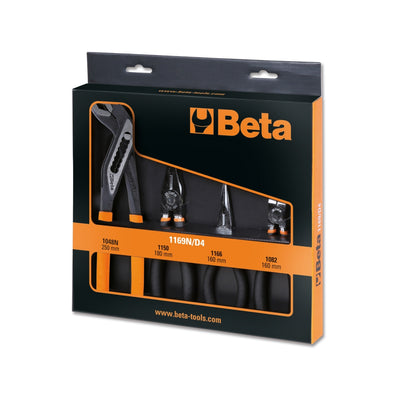 Beta 4-Piece Heavy-Duty Pliers And Nippers Set - 1169N/D4