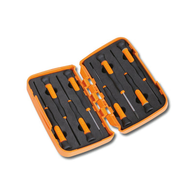 Beta 8-Piece Micro Hexagon Male Screwdriver Set In Case - 1257ES - 1257ESB/S8