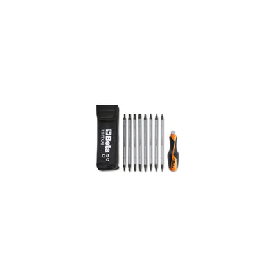 Beta 8-Piece Reversible Screwdriver Set With Accessory Case - 1281BG-TX/A8