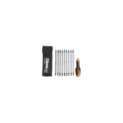 Beta 9 Reversible Screwdrivers And Accessory Set In Case - 1281BG/A9