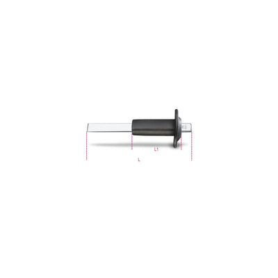 Beta Extra Flat Chisel With Straight Cutter And Hand Guard 235 Mm - 1342PM