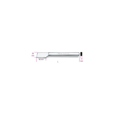 Beta Flat Chisel With Side Cutter 200 Mm - 1343