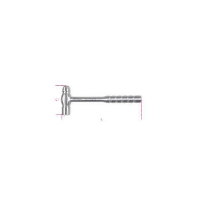 Betainox Stainless Steel Ball Pein Hammer 340 G - 1377INOX - 1377INOX 340