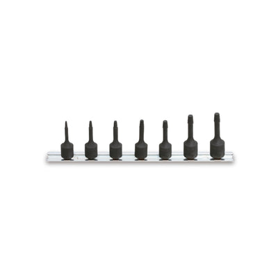 Beta 7-Piece Puller Set For Damaged Screws And Stud Bolts With Square Drive On Support - 1429 - 1429/SB7