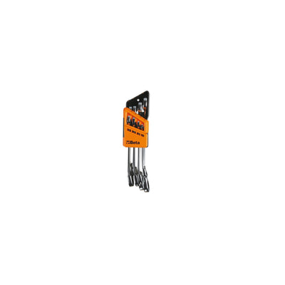 Beta 8-Piece Reversible Ratcheting Combination Wrench Set With Compact Holder - 142/SC - 142/SC8