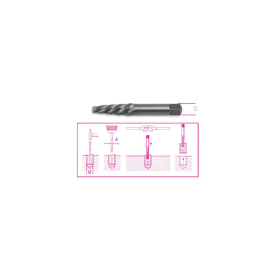 Beta Tapered Extractor For Broken Screws And Studs 3-6 Mm - 1430/... - 1430/1