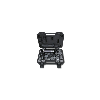 Beta Pneumatic tool for pushing back and rotating right and left disc brake pistons with accessories in plastic case - 1471M/C22