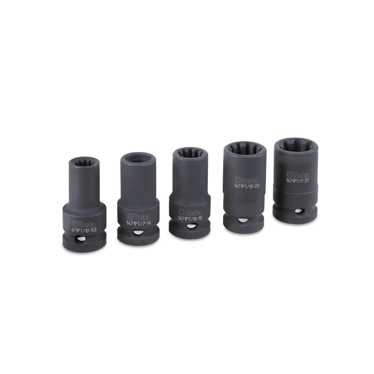 Beta Impact socket kit for brake calipers nuts - 1471PT/C5
