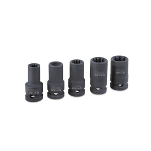 Beta Impact socket kit for brake calipers nuts - 1471PT/C5