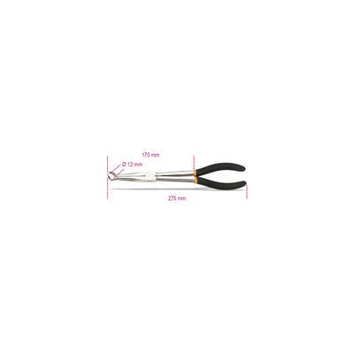 Beta Long Nose Spark Plug Pliers With Double Layer Pvc Coated Handles - 1474DL