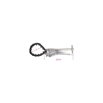 Beta Adjustable Self-Locking Pliers For Exhaust Pipe Cutting 19–75 Mm - 1476