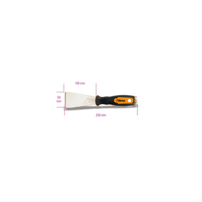 Beta Flat Putty Knife Scraper - 1479RB/3
