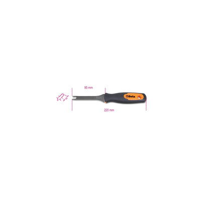 Beta Putty Knife Scrapers Set For Bodywork, 2 Piece - 1479U/13