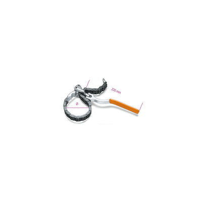 Beta oil-filter wrench with double chain - 1488L