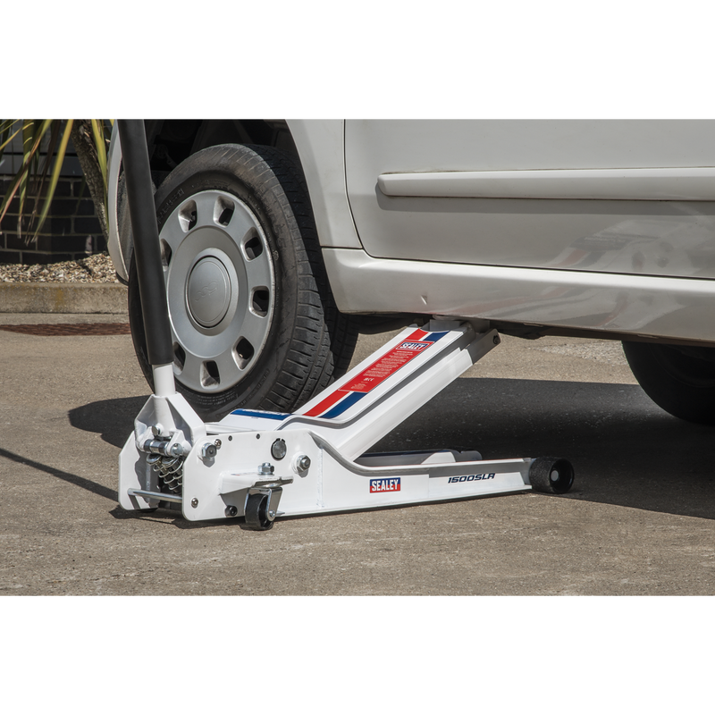 Sealey 1500SLR Low Profile Long Reach Rocket Lift Trolley Jack 1.5 Tonne - additional view 3