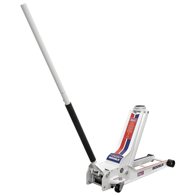 Sealey 1500SLR Low Profile Long Reach Rocket Lift Trolley Jack 1.5 Tonne