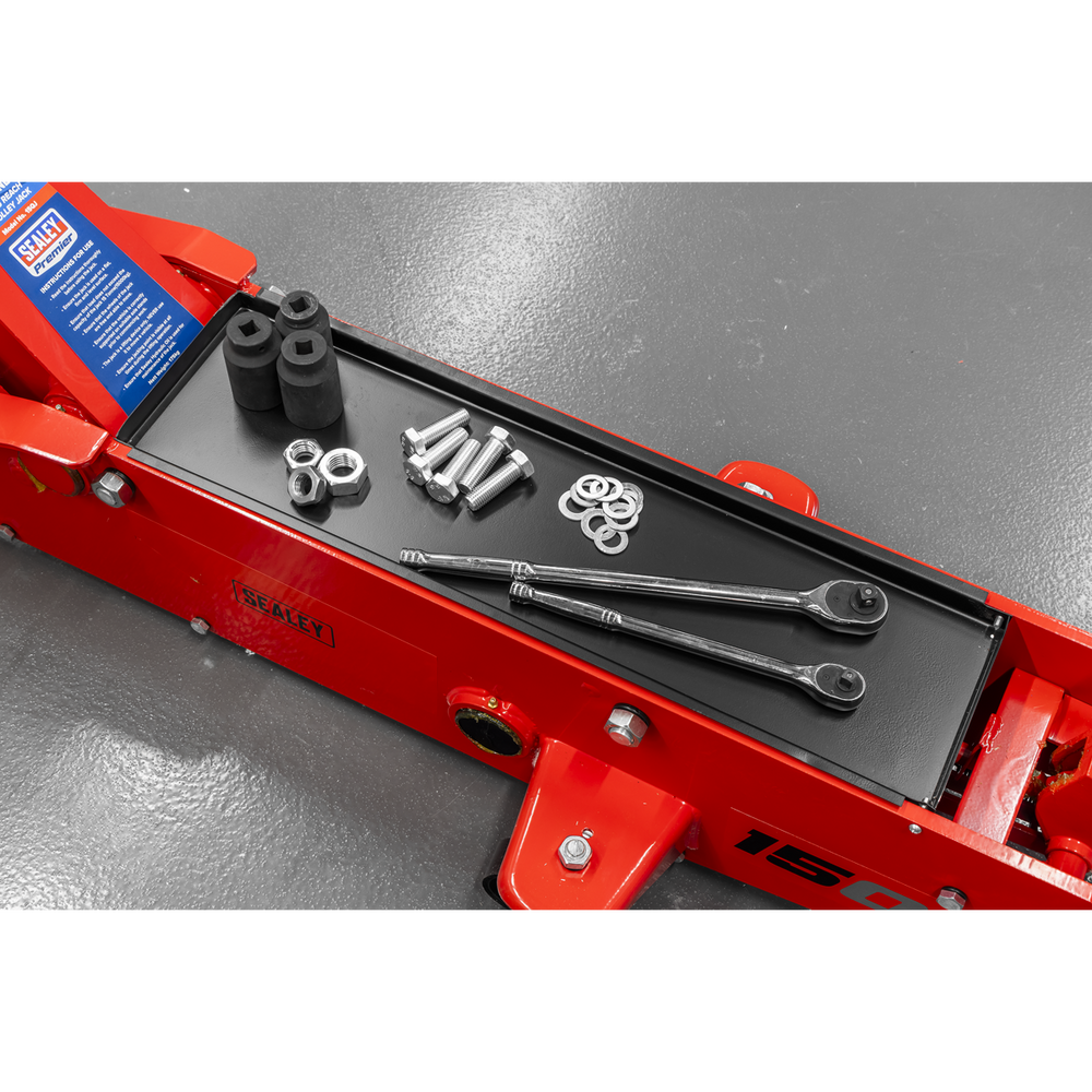 Sealey 15QJ Premier Long Reach Trolley Jack 15 Tonne - additional view 8
