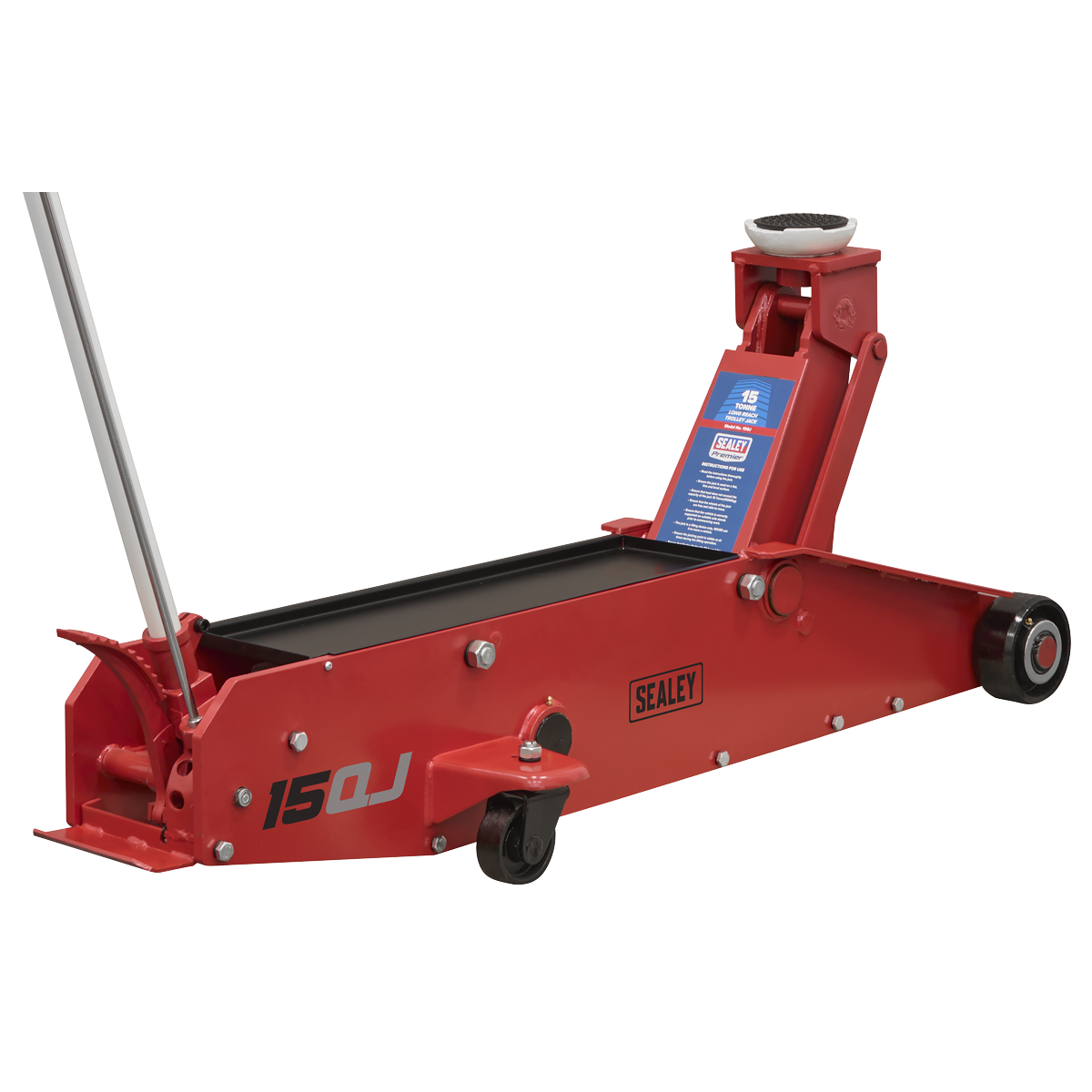 Sealey 15QJ Premier Long Reach Trolley Jack 15 Tonne - additional view 10