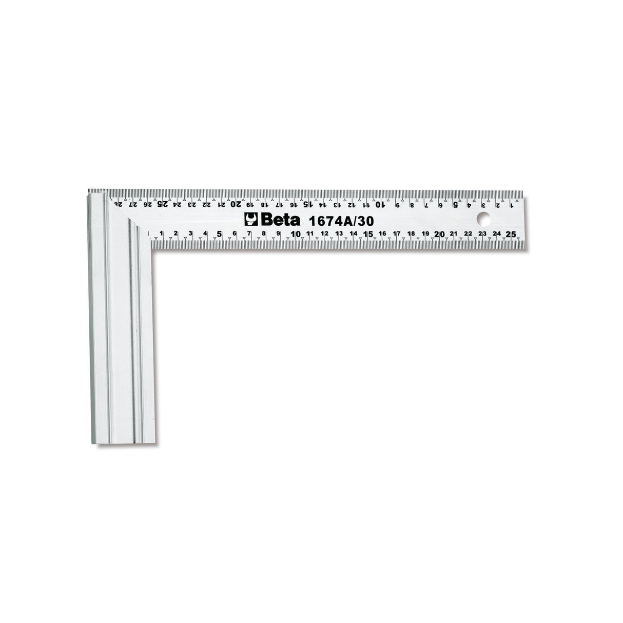Beta Stainless Steel Carpenter’s Square With Aluminium Base 300 Mm - 1674A - 1674A 300
