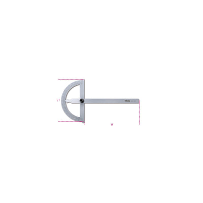 Beta Stainless Steel Protractor - 1676 120