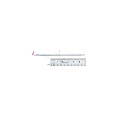 Beta Flexible Stainless Steel Graduated Rule - 1682 150