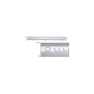 Beta Semi-Rigid Stainless Steel Graduated Rule - 1683 300