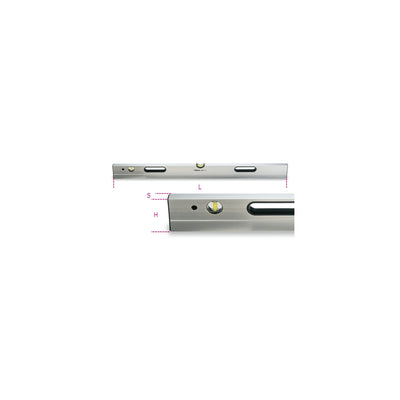 Beta Aluminium Spirit Level With 2 Unbreakable Vials 2000 Mm - 1696S - 1696S 2000