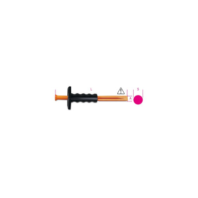 Beta Masonry Chisels With Hand Guards 300 Mm - 1701N/PM - 1701N/PM 300