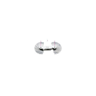 Beta Radius Gauges With Concave And Convex Steel Blades 1.0-7.0 Mm - 1707A/1 - 2 - 3