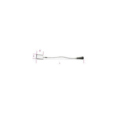Beta Square Flexible Inspection Mirror 600 Mm - 1715FL/A