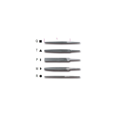 Beta 6 Inch Second Cut Files Without Handles - 1718A6/... - 1718A6/Q