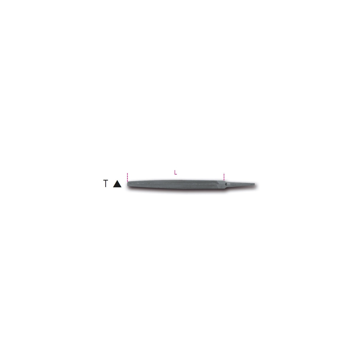Beta Second-Cut Triangular File Without Handle 150 Mm - 1718A...T - 1718A6/T