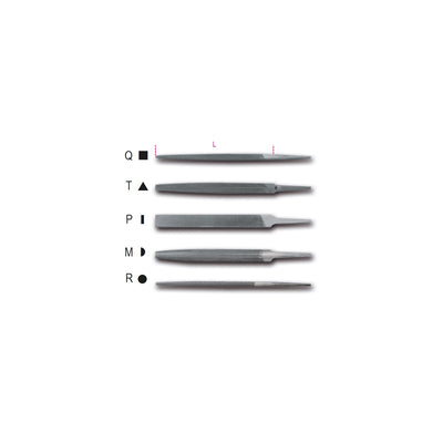 Beta 8 Inch Bastard Cut Files Without Handles - 1718D8/... - 1718D8/Q