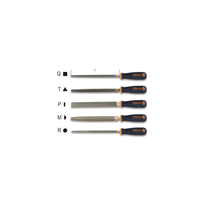 Beta Bastard Cut File 10 Inch With Plastic Handle - 1719BMD10 - 1719BMD10/T