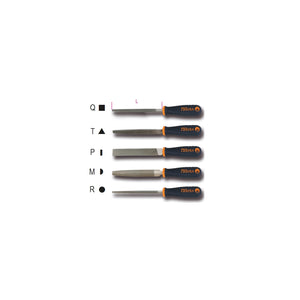 Beta Bastard Cut Files 6 Inch With Plastic Handles - 1719BMD6 - 1719BMD6/Q