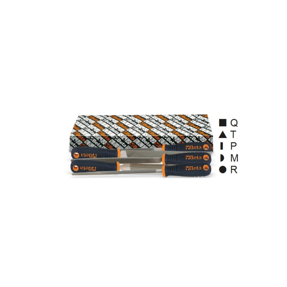 Beta Set Of 5 Rough Files With Handles - 1719BMD...Q - 1719BMD12/S5