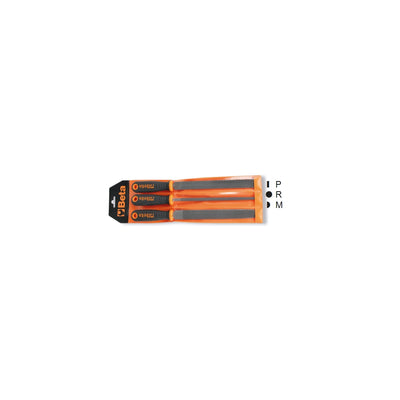 Beta Set Of 3 Second-Cut Rasps With Handles In Hanging Wallet - 1719BMR/B3