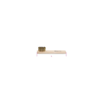 Beta Corrugated Brass Wire Brush With Wood Handle 145 Mm - 1737